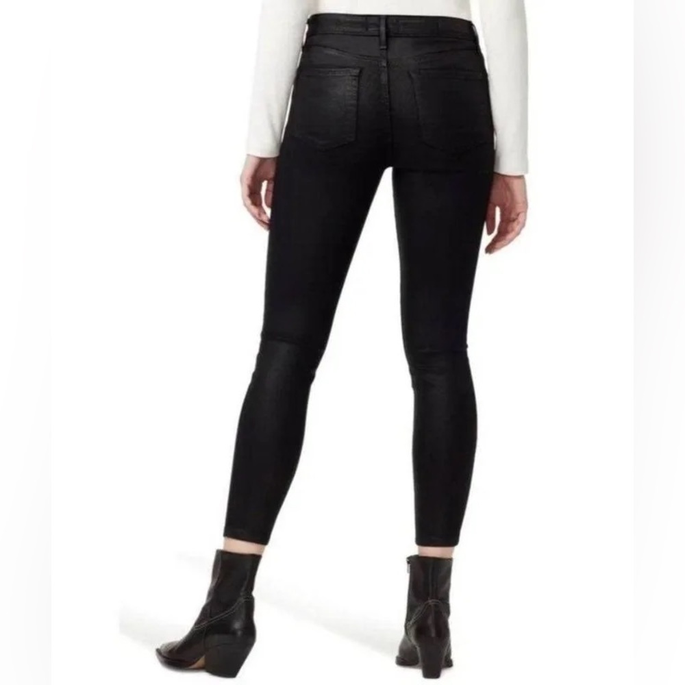 NWT Revolve X Sanctuary Social Standard Black Coated Wax Skinny Jeans - Picture 2 of 12